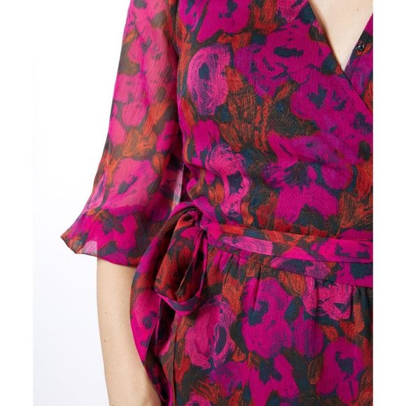 ESQUALO Floral Wilding Maxi Wrap Dress - Picture 4 of 7